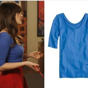 J. Crew Perfect Fit Boatneck Tee seen on New Girl